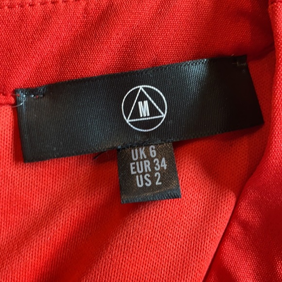 ADORABLE and SEXY ASOS red romper - Picture 2 of 4